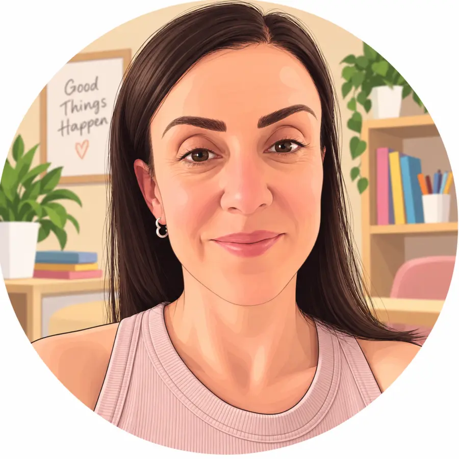 Illustrated portrait of Claire